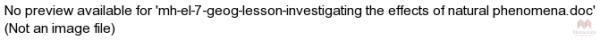 mh-el-7-geog-lesson-investigating the effects of natural phenomena.doc