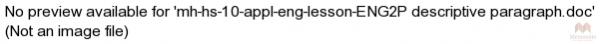 mh-hs-10-appl-eng-lesson-ENG2P descriptive paragraph.doc