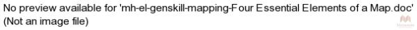 mh-el-genskill-mapping-Four Essential Elements of a Map.doc