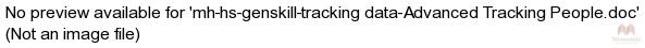 mh-hs-genskill-tracking data-Advanced Tracking People.doc