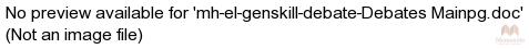 mh-el-genskill-debate-Debates Mainpg.doc