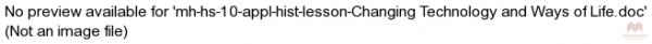 mh-hs-10-appl-hist-lesson-Changing Technology and Ways of Life.doc