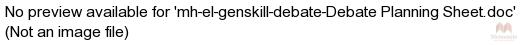 mh-el-genskill-debate-Debate Planning Sheet.doc