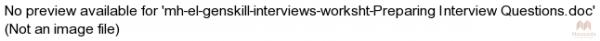 mh-el-genskill-interviews-worksht-Preparing Interview Questions.doc