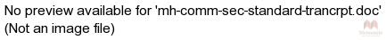 mh-comm-sec-standard-trancrpt.doc